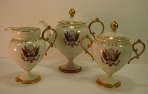 T & V Limoges U.S. Seal Presidential Tea Service. - 2