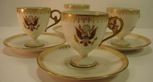 T & V Limoges U.S. Seal Presidential Tea Service. - 4