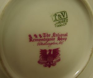 T & V Limoges U.S. Seal Presidential Tea Service. - 6