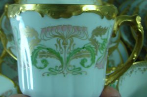 J. Pouyat Limoges Fine Porcelain Partial Dinner S - 3