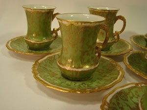 J. Pouyat Fine Porcelain Demitasse Cup and Saucer - 2