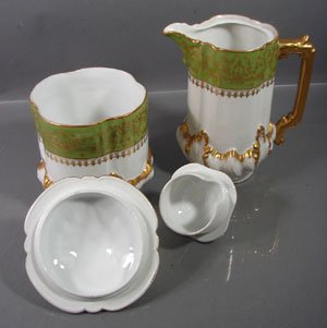 Limoges Antique Fine Porcelain Cracker / Biscuit  - 4