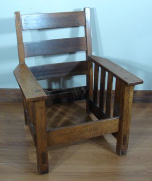 J.M. Young Arts & Crafts Period Quarter Sawn Miss - 5