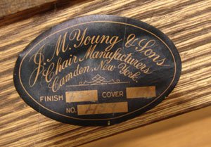 J.M. Young Arts & Crafts Period Quarter Sawn Miss - 6