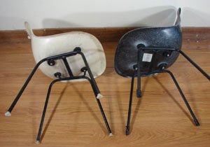 Pair of Herman Miller Molded Fiber Glass Scoop C - 4