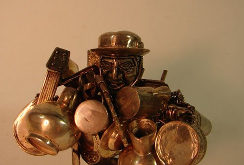 925 Silver Figure of Peddler with more than 20 item - 2