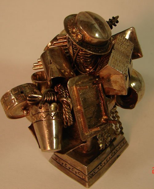 925 Silver Figure of Peddler with more than 20 item - 4