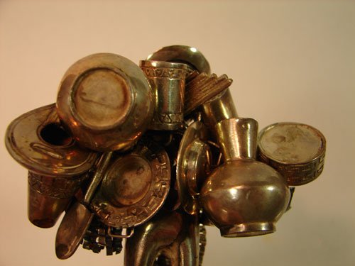 925 Silver Figure of Peddler with more than 20 item - 7