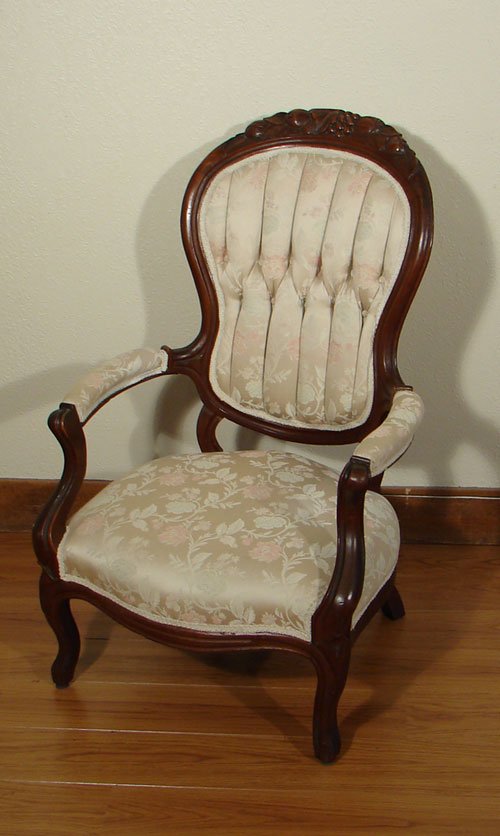 Antique Victorian Renaissance Revival Parlor Chair