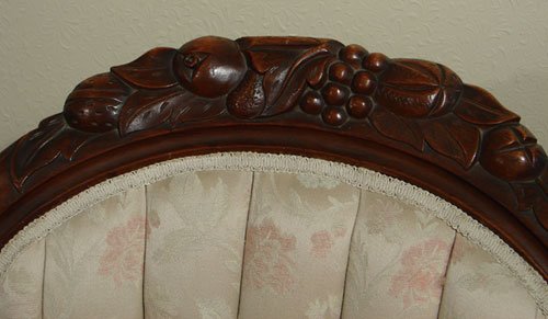 Antique Victorian Renaissance Revival Parlor Chair - 3
