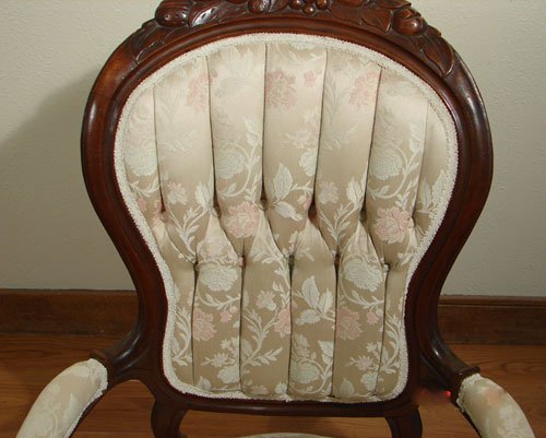 Antique Victorian Renaissance Revival Parlor Chair - 4