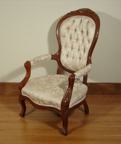 Antique Victorian Renaissance Revival Parlor Chair - 2