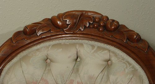 Antique Victorian Renaissance Revival Parlor Chair - 3