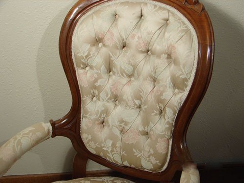 Antique Victorian Renaissance Revival Parlor Chair - 4