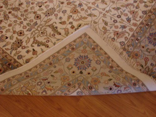 Fine Semi-Antique Hand Woven Persian Carpet with Iv - 2