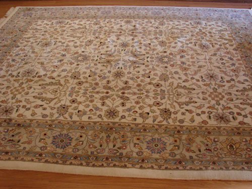 Fine Semi-Antique Hand Woven Persian Carpet with Iv - 3