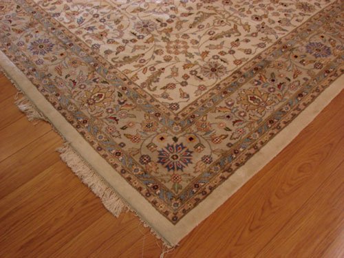 Fine Semi-Antique Hand Woven Persian Carpet with Iv - 4