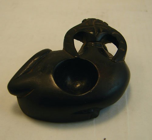 Asian Antique Hand Carved Stone Figural Medicine M - 2