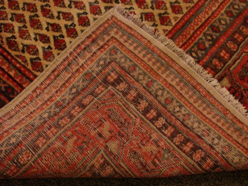Semi Antique Persian Carpet with boteh pattern in  - 3
