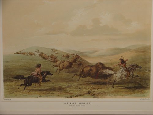 Catlin, North American Indian Series " Buffaloe Hu - 2