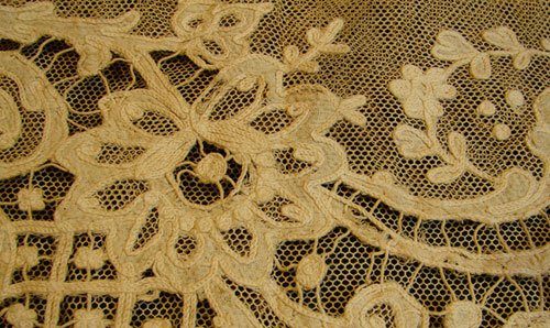 Antique Lace Curtains - 2
