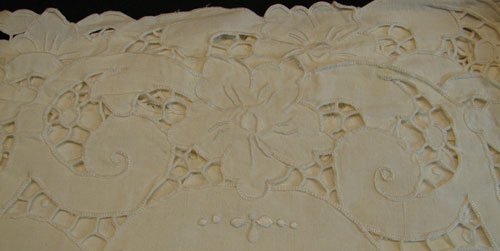 Eight Antique Cotton Place Mats - 4
