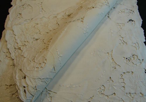 Eight Antique Cotton Place Mats - 5