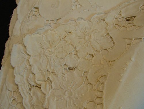 Eight Antique Cotton Place Mats - 6