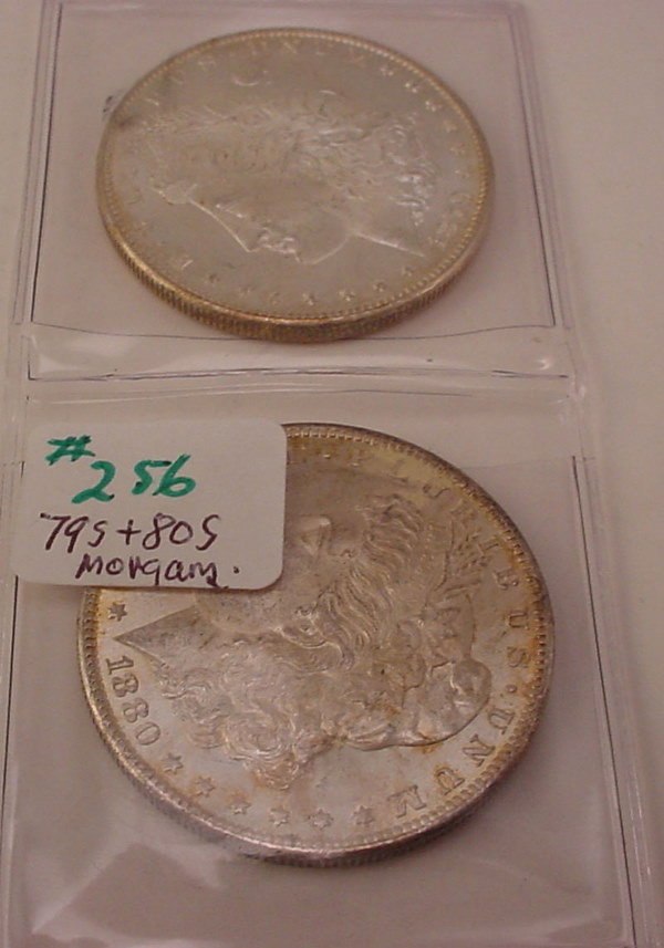 1879s and 1880s Morgan Dollars UNC