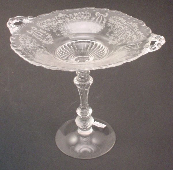 American Elegant Period Pressed and Etched Glass