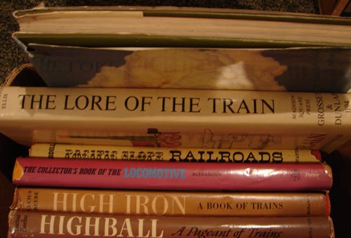 Box Lot, Books on Trains. - 4