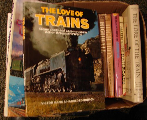 Box Lot, Books on Trains. - 5