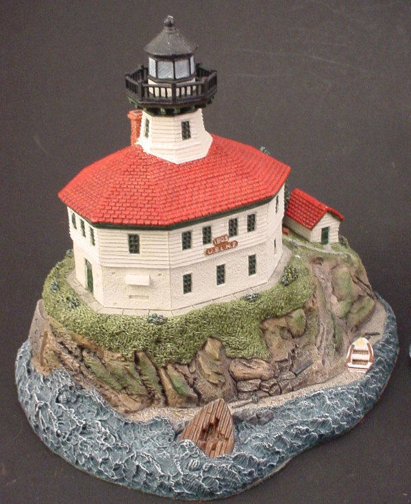 3 Cast Resin light house figures. - 2