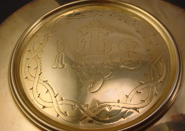 Six Sterling Silver Patens. Paten used for Christ - 3