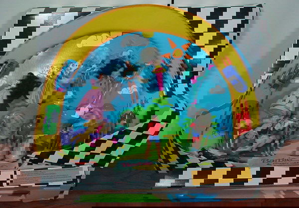 McDonald's Barbie And Hot Wheels Happy Meal Collect: McDonald's Barbie And Hot Wheels Happy Meal Collectibles Store Display Unit. Displays were used in the McDonald's stores. Condition varies from good to excellent. Some displays are creased, partly cru