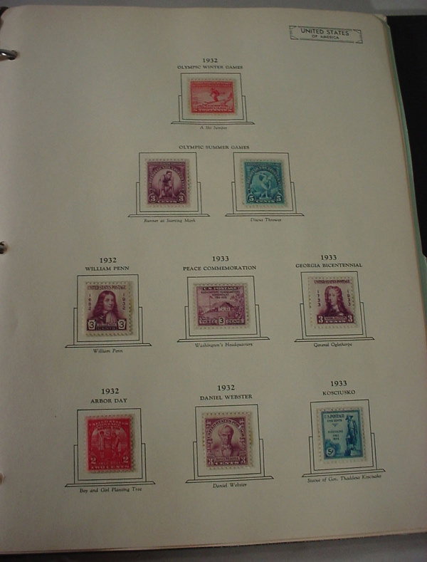 3 books of US stamps collection - air mails and m - 3
