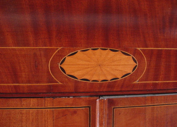 Ca. 1825 American Secretary Desk with satinwood i - 5