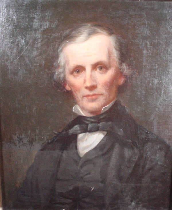 Pair of Grove Gilbert's oil on canvas portraits