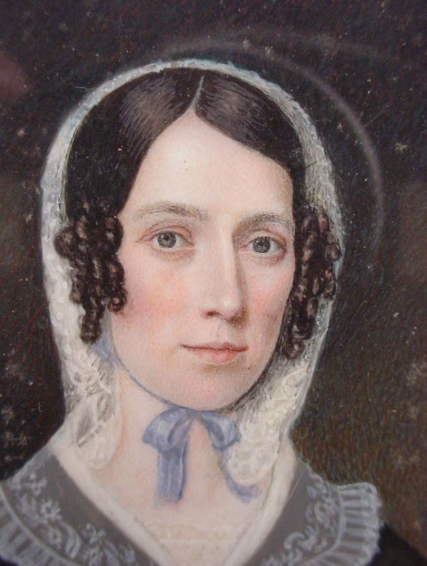 Pair of Miniature Portraits on Ivory, Hastings - 3