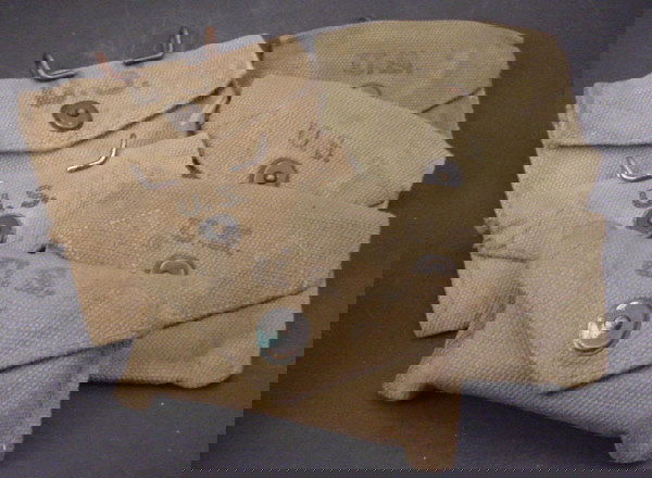 Group of 7 U.S. First Aid Kit Pouches. One contai: Group of 7 U.S. First Aid Kit Pouches. One contains an unopened first aid kit. 2 32/4" x 5 1/2"