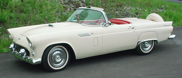 1956 Ford Thunderbird Automobile Convertible