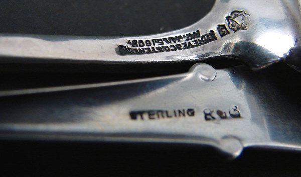 Sterling Fork and Spoon. Mismatched. - 4