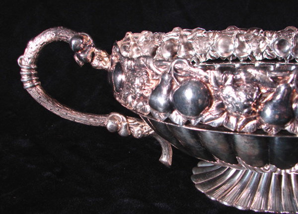 Topazio Portuguese Silver Plate Center Bowl with - 2
