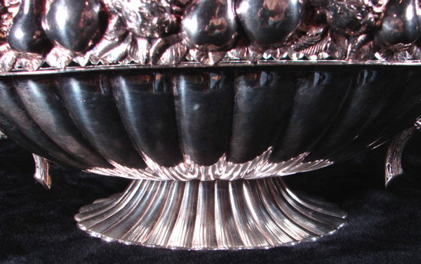 Topazio Portuguese Silver Plate Center Bowl with - 3