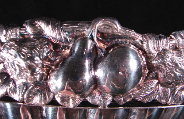 Topazio Portuguese Silver Plate Center Bowl with - 4