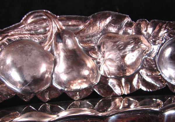 Topazio Portuguese Silver Plate Center Bowl with - 5