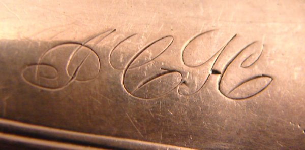 Two American Coin Silver Teaspoons including one ma - 6