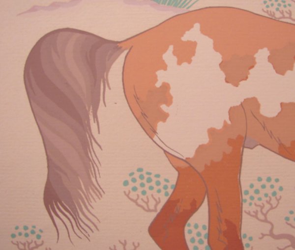 Native American Silk Screen Artwork. Harrison Begay - 4