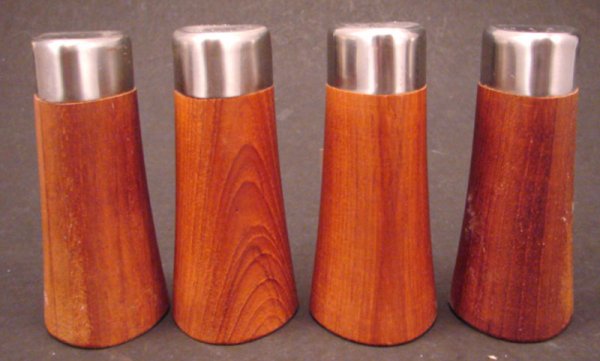 Four Cultura Sweden Vintage Teak Salt & Pepper Sh