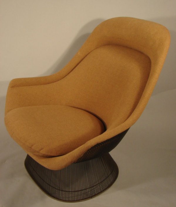 Vintage Platner Wing Lounge Chair and Ottoman. St - 2
